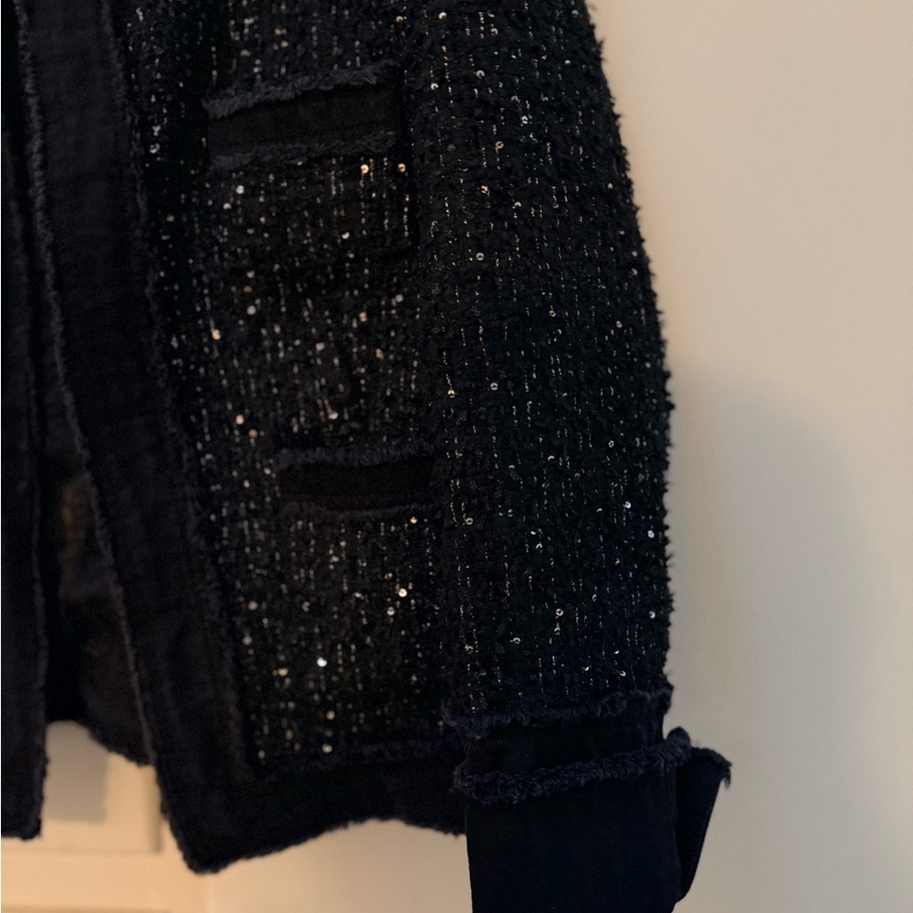 Nanette Lepore Black Tweed Blazer - Picture 7 of 15